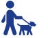 Walking dog icon